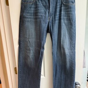 Lucky Brand Men's Dark Blue Taylor Straight Jeans size 36x36